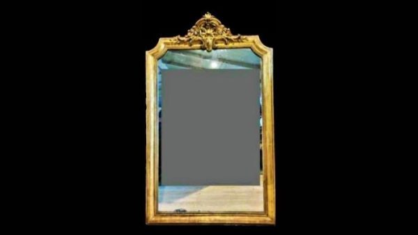 ANTIQUE FRENCH GRAND 19TH CENTURY MIRROR