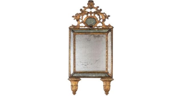 18th century mecca gilded Italian mirror